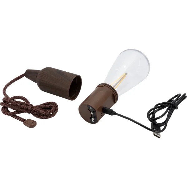 LED lamper til parasol COPENHAGEN, Securit, ledningsfri og genopladelig, brun, (3 stk.)