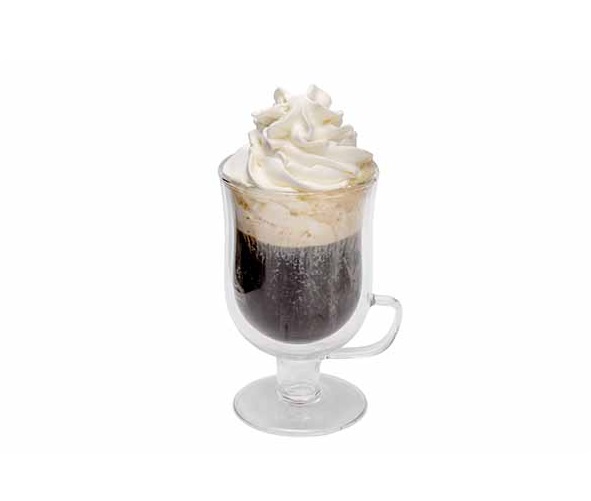 Irish coffee glas, 240ml, Ø8x13,5cm, dobbelvægget, borosilikatglas, OMAGIO, (1 stk.)