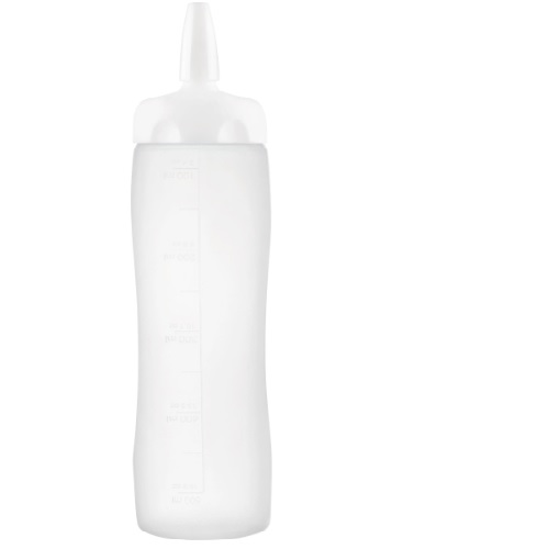 Dispenser til dressing, 500 ml, hvid, plast, (1 stk.)