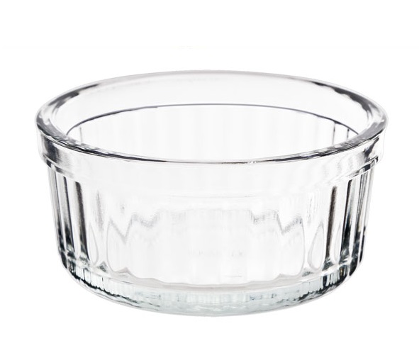 Ramekin, 140ml, Ø8,5x4,7cm, glas, op til 500grader, glas, (4 stk.)