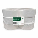 Jumborulle, toiletpapir, 2-lags, Medi, 350m x 9,7cm, Ø26,5cm, hvid, 100% nyfiber, (6 stk.)