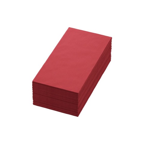 Middagserviet, 40x40cm, 1/8fold, Duni, bordeaux, (360 stk.)