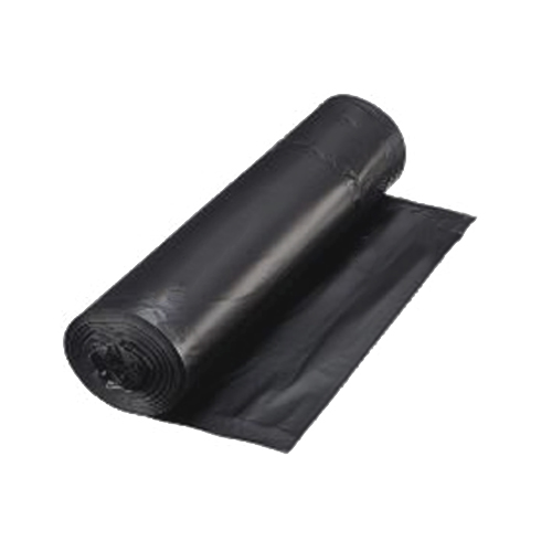 Affaldssæk, sort, 70x110cm, 110 l, LDPE/100% genanvendt, 55 my, stærk-version, (20 ruller á 10 sække, 200 stk.)