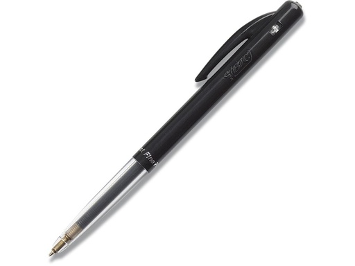 Kuglepen, 0,7mm, 0,5mm, sort , BiC Clic M10, (50 stk.)