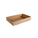 Bakke, Glance Catering Tray Large, stor, 45x31x8cm, brun, 1-rum, pap, Duni, (50 stk.)