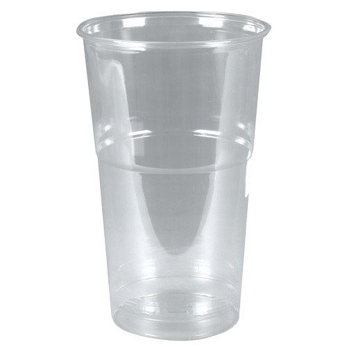 RPET Plastikkrus, 500 ml/20 oz, Ø9,5cm, (800 stk.)