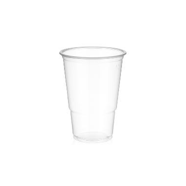 Plastikkrus, 400 ml / 16 oz, klar, PP, Ø9,5x12,5cm, (800 stk.)