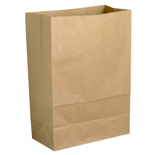 Brun papirspose uden hank, 6 L, 22x10x28 cm, 70 gsm, papir, (500 stk.)