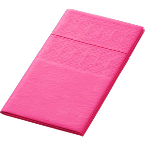 Serviet, 3-lags, 1/8fold, 33x33cm, Fuchsia, Duni, (1000 stk.)