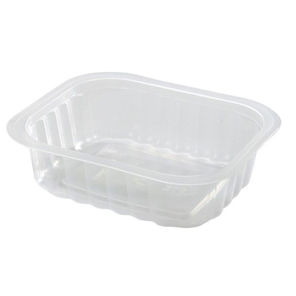 Bakke, Side Dish, PP, transparent, 1-rums, 138x114x35mm, Duni, (300 stk.)