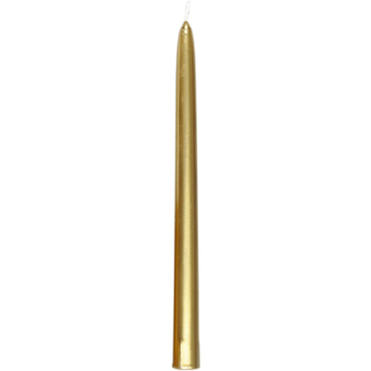 Antiklys, 260x22mm, guld, Duni, (100 stk.)