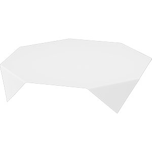 Bordbetræk, papir, 70x70cm, hvid, Duni, (250 stk.)