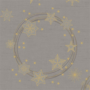 Serviet, Dunisoft, 40x40cm, "Star Shine Granite Grey", Duni, (360 stk.)