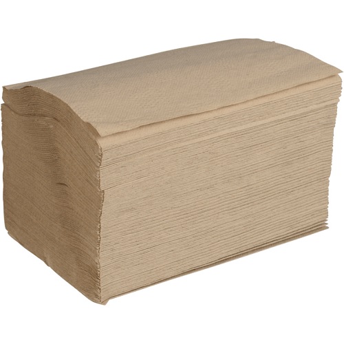 Dispenserserviet, 2-lags, interfold, 21,5x16cm, sand, genbrugspapir, til N4 (4000 stk.)