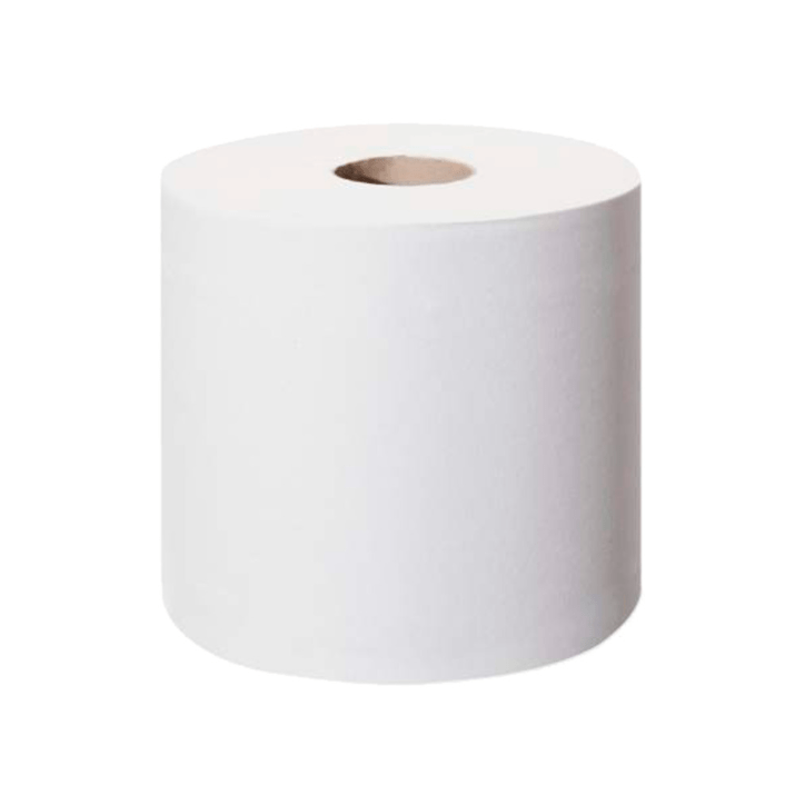 Toiletpapir, Tork T9 Advanced, 2-lags, Mini, 111,6m x 13,4cm, Ø14,9cm, hvid, 100% genbrugspapir, (12 ruller).