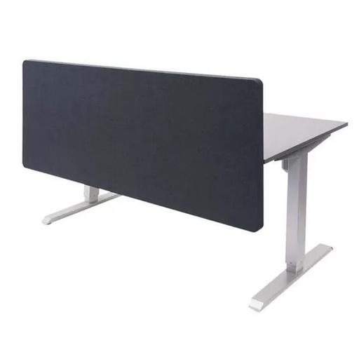 Front-bordskærm til kontor, lydabsoberende, antracit, ECO soft, flere størrelser, (1 stk.)