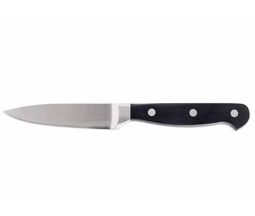 [21173] Skrællekniv, 9cm, rustfri stål, sort, (1 stk.)