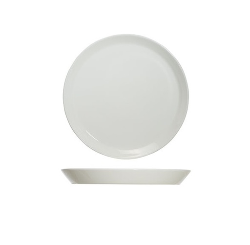 [21421] Desserttallerken, hvid, rund, porcelæn, Ø22cm, OSLO, (6 stk.)