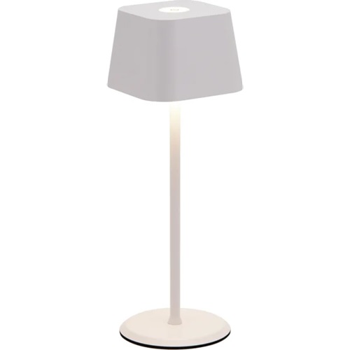 [21911] LED bordlampe, MALTA, Securit, ledningsfri og genopladelig, hvid, (1 stk.)