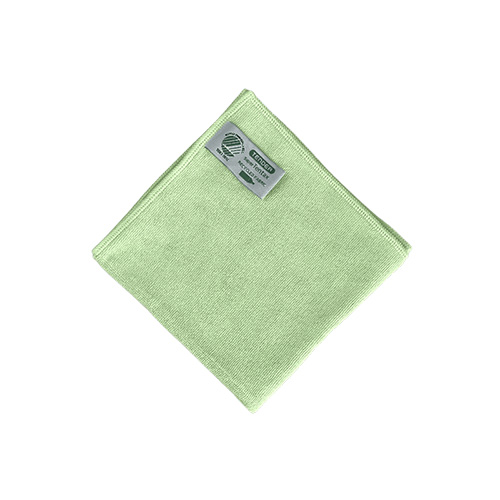 [10151] Mikrofiberklud, Soft, 32x32cm, grøn, mikrofiber, Svanemærket, (10 stk.)