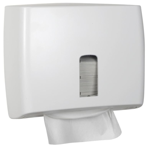 [11639] Dispenser, White Classic, Mini, 13x30,5x26cm, hvid, plast, til alle typer håndklædeark, (1 stk.)