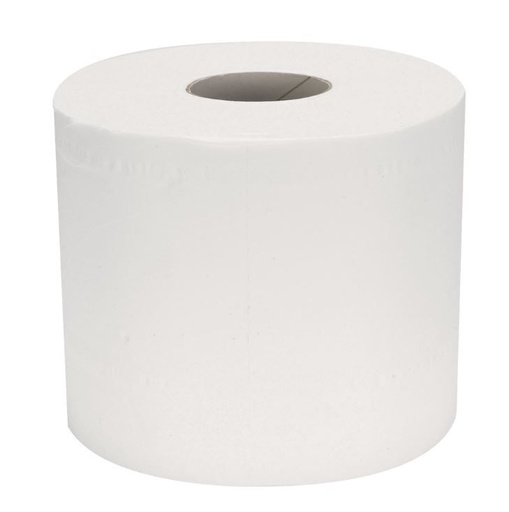 [11601] Toiletpapir, neutral, 2-lags, 33,75m x 9,8cm, Ø10cm, hvid, 100% nyfiber, (64 stk.)