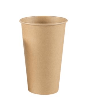 [10516] Papkrus, SW, 400 ml/16 oz, Ø9 cm, brun, (1000 stk.)