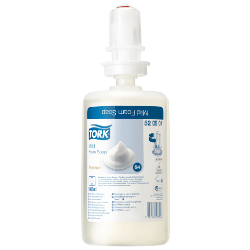 [10870] Skumsæbe, Tork S4 Premium, 1000 ml, med parfume,0,4 ml pr. dosering, (1 stk.)