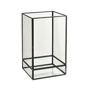 [16150] Lanterne, glas, 15x15x25cm, "Capella", Duni, (2 stk.)