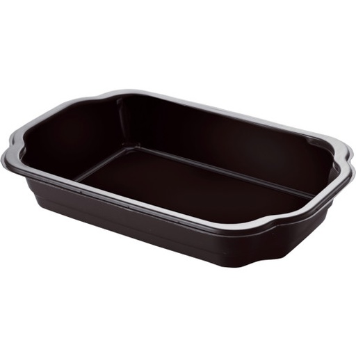 [16288] Bakke, take-away, PP/Mineral, sort, 1-rums, 215x148x41mm, Duni, (336 stk.)